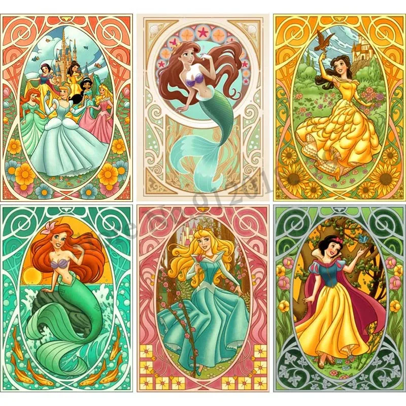 Disney Round Drill Mermaid 5D Diamond Painting Cartoon Princess Mosaic Art Sale Diamond Embroidery Cross Stitch Kits Home Decor
Disney Round Drill Mermaid 5D Diamond Painting Cartoon Princess Mosaic Art Sale Diamond Embroidery Cross Stitch Kits Home Decor