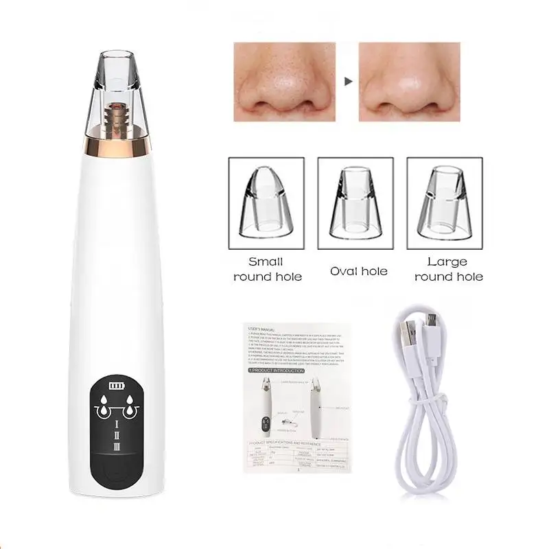 Electric Blackhead Remover LCD vacuum Facial Skin Care Whitehead Acne Vacuum Suction Pore Clean Machine Super Strong Suction
Electric Blackhead Remover LCD vacuum Facial Skin Care Whitehead Acne Vacuum Suction Pore Clean Machine Super Strong Suction