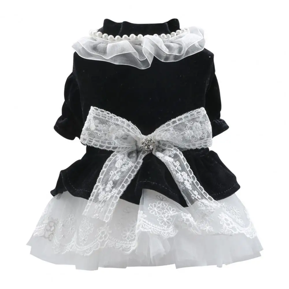Cat Dress Beautiful Button Closure Lace Stitching Pet Cat Dog Bowknot Gown Skirt Pet Supplies Pet Dress Dog Dress 
Cat Dress Beautiful Button Closure Lace Stitching Pet Cat Dog Bowknot Gown Skirt Pet Supplies Pet Dress Dog Dress