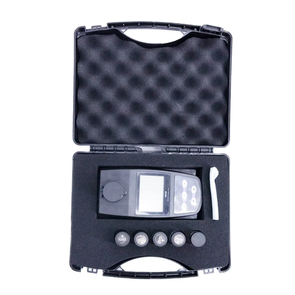 TB100 Digital Turbidity Meter Range 0-1100 NTU 2 to 5 Points Calibration High Performance Portable Turbidity Meter TB100
TB100 Digital Turbidity Meter Range 0-1100 NTU 2 to 5 Points Calibration High Performance Portable Turbidity Meter TB100