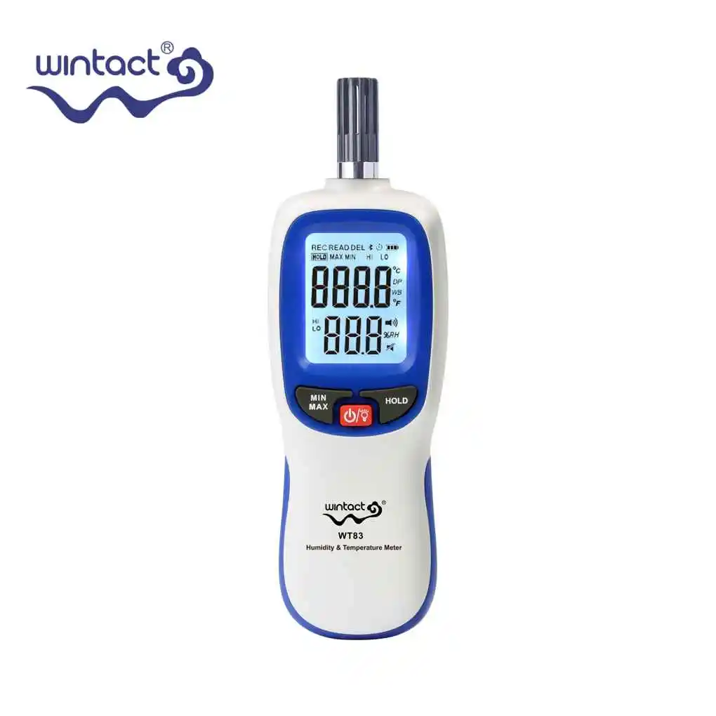 WT83 цифровой измеритель температуры и влажности Крытый Открытый гигрометр преобразования ЖК-подсветка
WT83 цифровой измеритель температуры и влажности Крытый Открытый гигрометр преобразования ЖК-подсветка