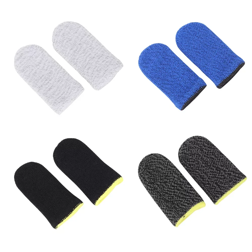 2 Pcs Breathable Game Controller Finger Cover Sweat Proof Gaming Thumb Sleeve Finger Thumb Sleeve Gloves for PUBG Mobile
2 Pcs Breathable Game Controller Finger Cover Sweat Proof Gaming Thumb Sleeve Finger Thumb Sleeve Gloves for PUBG Mobile