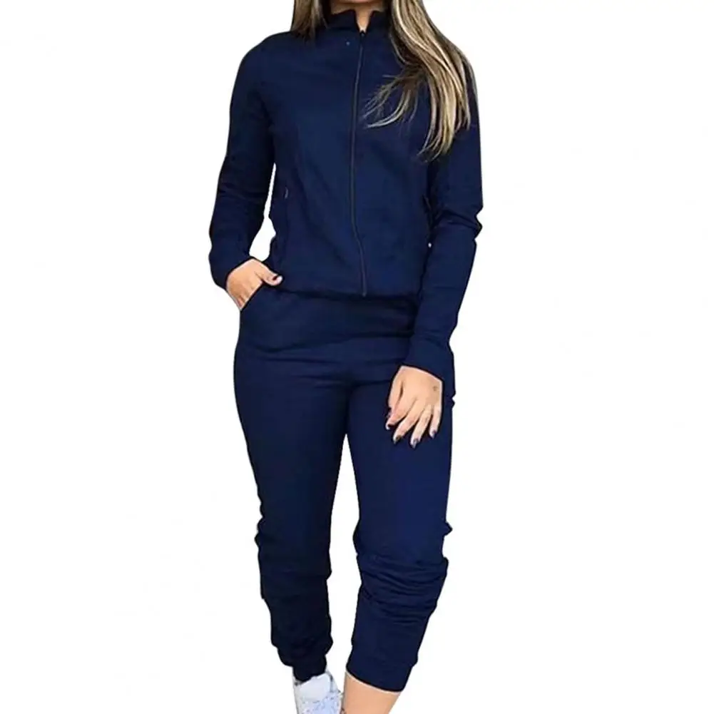 2 Pcs/Set Chic Autumn Coat Pants Set Solid Color Wear-resistant Women Fall Sweatshirt Stretchy Waist Fall Jacket Pants Suit
2 Pcs/Set Chic Autumn Coat Pants Set Solid Color Wear-resistant Women Fall Sweatshirt Stretchy Waist Fall Jacket Pants Suit