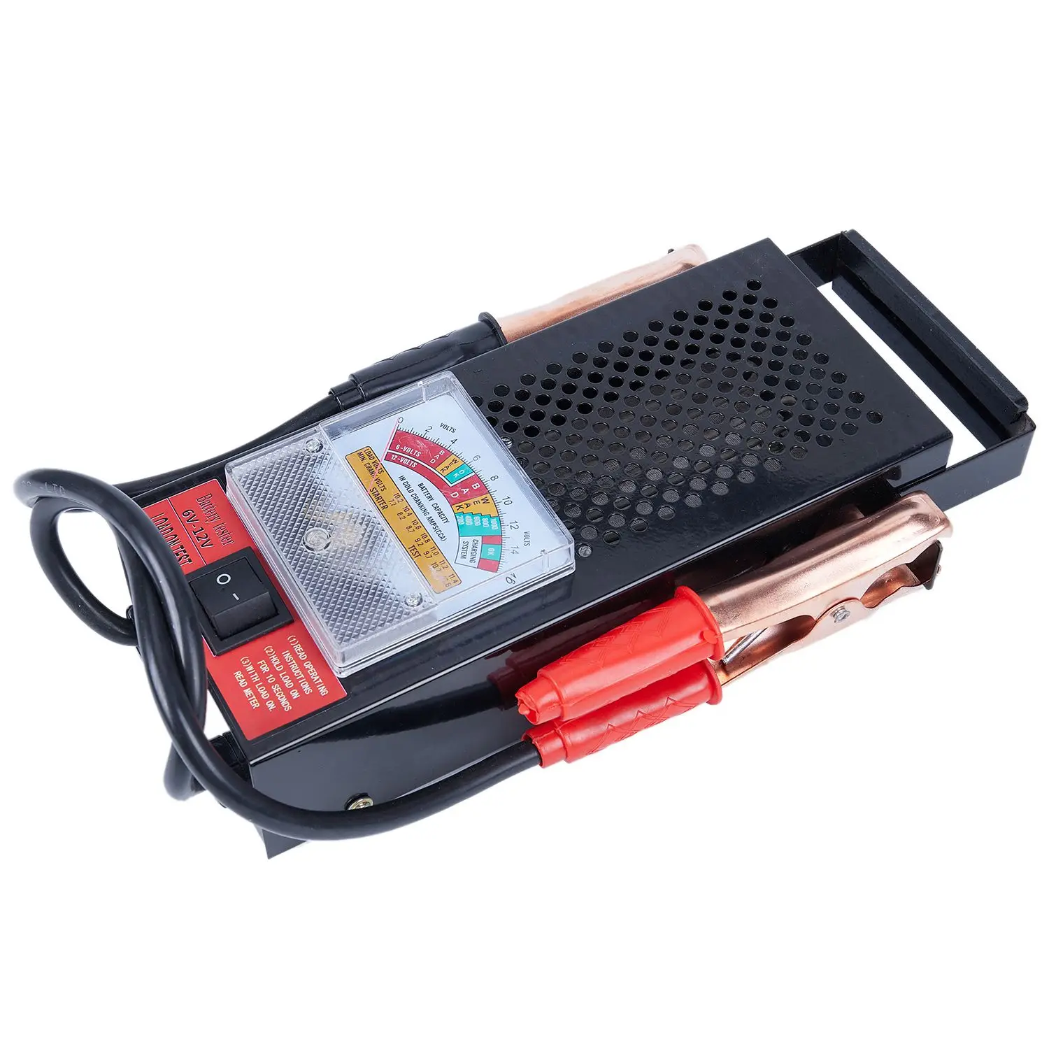 Battery Load Tester 100 Amp 12V Car 6V 6 Volt for Schumacher 12 Mechanics Truck Type
Battery Load Tester 100 Amp 12V Car 6V 6 Volt for Schumacher 12 Mechanics Truck Type
