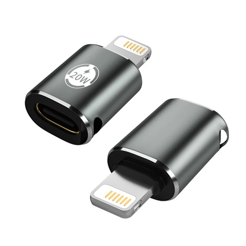 20W 2.2A Fast Charging Adapter Type-c Female To Male Charging PD Adapter Head Suitable For IPhone Mobile Phone Samsung Huawei
20W 2.2A Fast Charging Adapter Type-c Female To Male Charging PD Adapter Head Suitable For IPhone Mobile Phone Samsung Huawei
