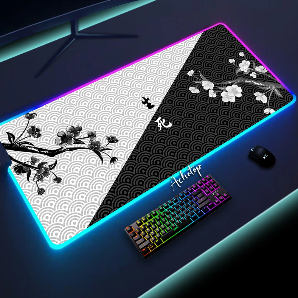 RGB Black And White Mouse Pad XXL Luminous LED Computer Laptop Game Accessories Gamer Keyboard Carpet Pad Gaming LED Mousepad
RGB Black And White Mouse Pad XXL Luminous LED Computer Laptop Game Accessories Gamer Keyboard Carpet Pad Gaming LED Mousepad