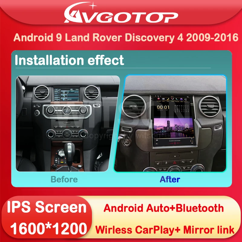 Android 9 Car Tesla Vertical Radio Multimedia for Land Rover Discovery 4 2009 2010 2012 2014 2016 Wireless Carplay Stereo Device
Android 9 Car Tesla Vertical Radio Multimedia for Land Rover Discovery 4 2009 2010 2012 2014 2016 Wireless Carplay Stereo Device