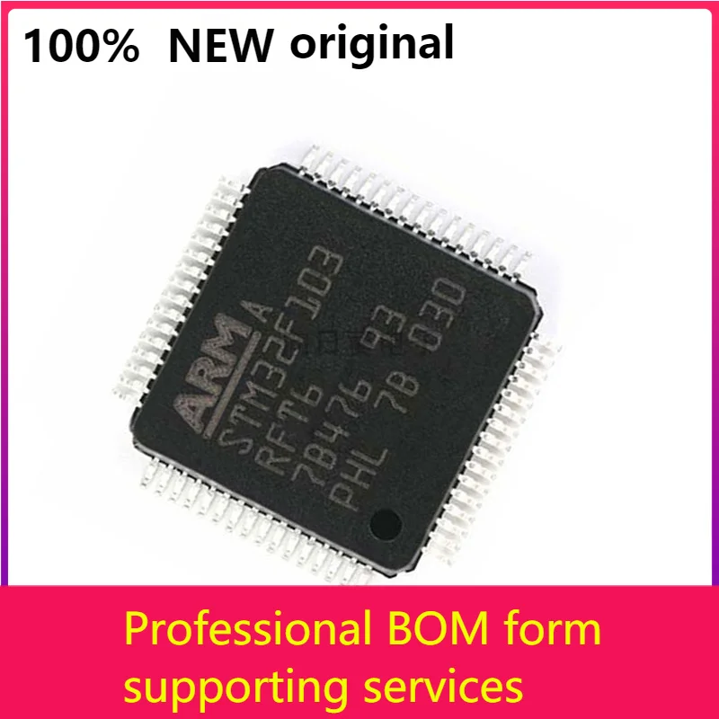 1 шт. STM32F103RFT6 STM32 LQFP64 в наличии 100% оригинал
1 шт. STM32F103RFT6 STM32 LQFP64 в наличии 100% оригинал