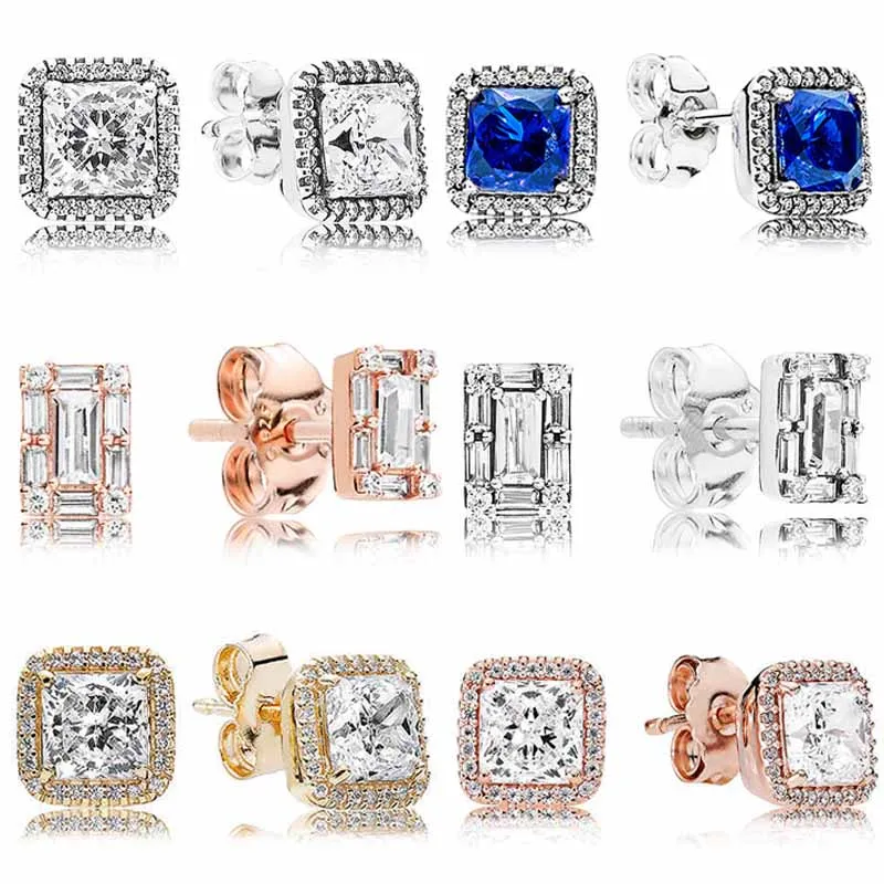 Original Rose Timeless Elegance With Crystal Stud Earring 925 Sterling Silver Earrings For Women Wedding Gift Europe Jewelry
Original Rose Timeless Elegance With Crystal Stud Earring 925 Sterling Silver Earrings For Women Wedding Gift Europe Jewelry