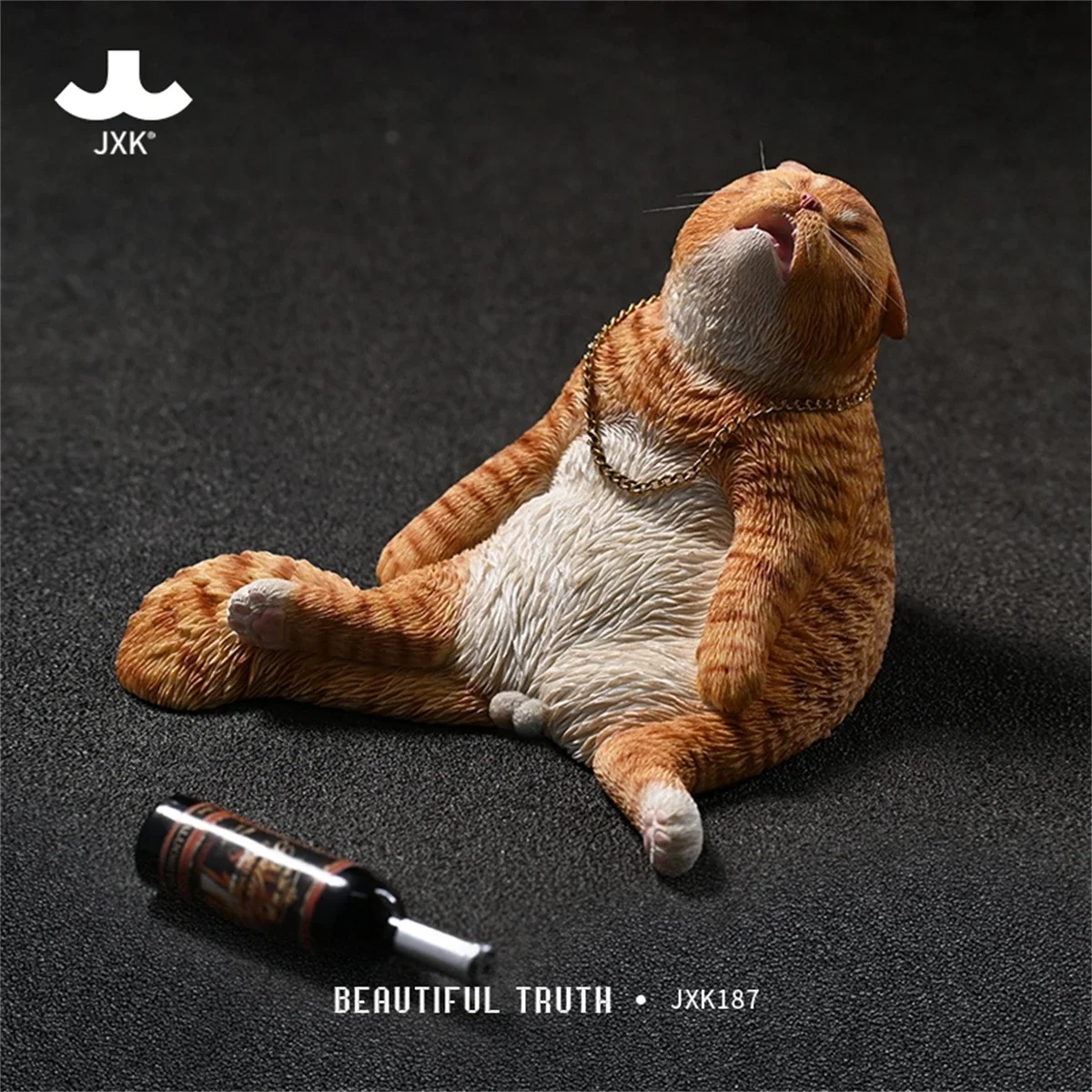 JXK 1/6 Cute Drunk Cat Model with Necklace Wine Bottle for Adult Children Gift Toys Animal Figure Scene Accessory Ornaments
JXK 1/6 Cute Drunk Cat Model with Necklace Wine Bottle for Adult Children Gift Toys Animal Figure Scene Accessory Ornaments