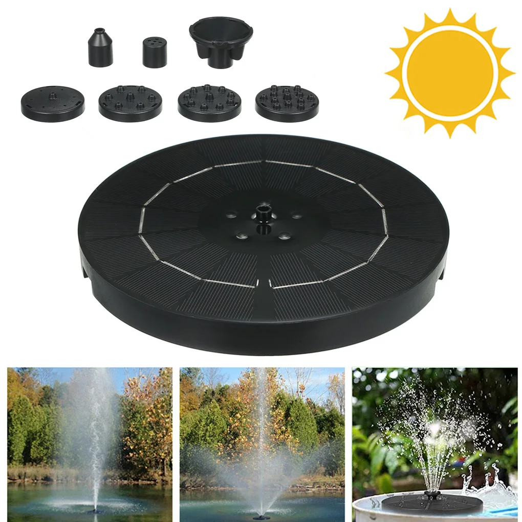 3.8W Solar Fountain Garden Backyard Fountain Pump 5 LED Lights Color Breathing Light Smooth Flow Outdoor Landscape Decoration
3.8W Solar Fountain Garden Backyard Fountain Pump 5 LED Lights Color Breathing Light Smooth Flow Outdoor Landscape Decoration