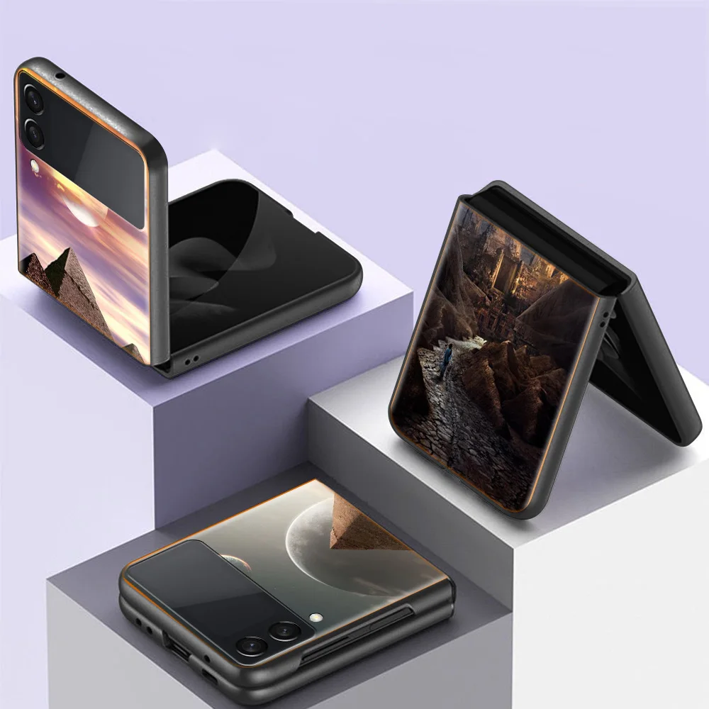 Egyptian Nighttime Desert Pyramid Phone Case For Samsung Galaxy Z Flip 3 4 Z Flip 5G Shockproof Hard Cover Z Flip 3 5G Z Flip 4 
Egyptian Nighttime Desert Pyramid Phone Case For Samsung Galaxy Z Flip 3 4 Z Flip 5G Shockproof Hard Cover Z Flip 3 5G Z Flip 4