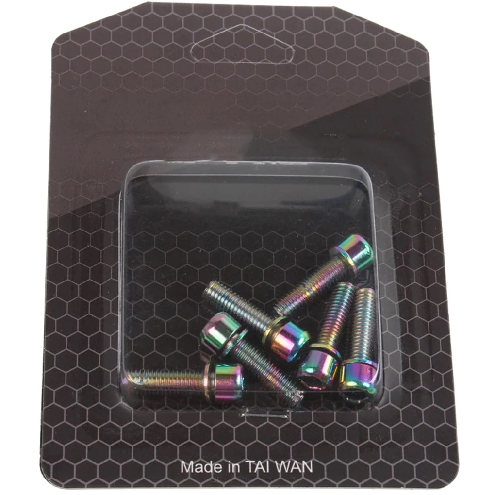 6pcs/set Mountain Bicycle Stem Screw M5x18mm MTB Bike Headset Stainless Steel Threaded Bolt Cycling Parts
6pcs/set Mountain Bicycle Stem Screw M5x18mm MTB Bike Headset Stainless Steel Threaded Bolt Cycling Parts