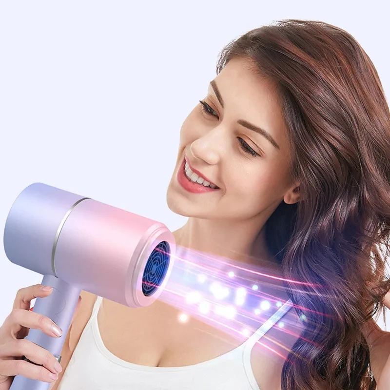 Hot Selling Hair Dryer High-power Blue Light 57° Constant Temperature Negative Ion Ultra-quiet Hot And Cold Wind Hair Dryer
Hot Selling Hair Dryer High-power Blue Light 57° Constant Temperature Negative Ion Ultra-quiet Hot And Cold Wind Hair Dryer