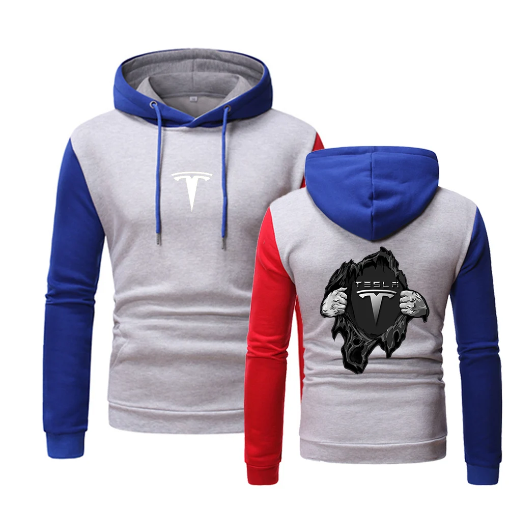 2022 Spring Tesla Logo Mans Hedging Movement Printing SplicingTops Popular Hooded Pullovers Hoodies Clothing
2022 Spring Tesla Logo Mans Hedging Movement Printing SplicingTops Popular Hooded Pullovers Hoodies Clothing