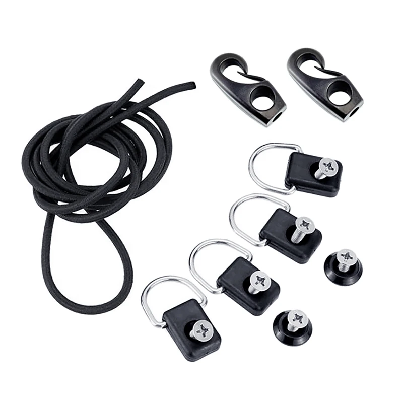 Kayak Deck Rigging Kit Bungee Cord Ends D-Ring Round Rope Deck Line Guide for Kayak Boat Canoe Outfitting Rowing Rigging
Kayak Deck Rigging Kit Bungee Cord Ends D-Ring Round Rope Deck Line Guide for Kayak Boat Canoe Outfitting Rowing Rigging