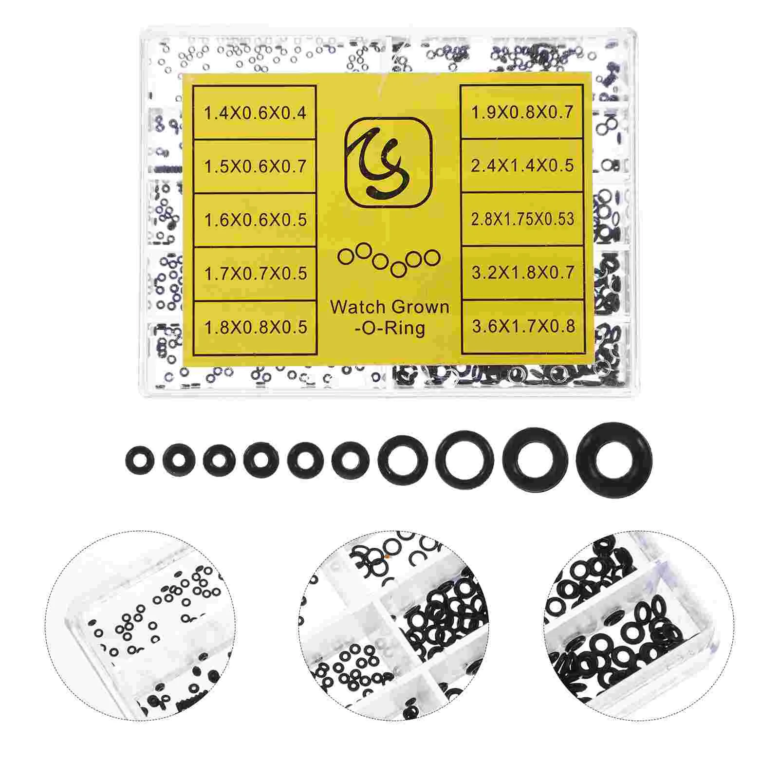 1 Box Watch Portable Seal Repair Watch Seal O-Ring Watch Gasket O-Ring For Watch Watch Waterproof O-Ring for Home Repair
1 Box Watch Portable Seal Repair Watch Seal O-Ring Watch Gasket O-Ring For Watch Watch Waterproof O-Ring for Home Repair