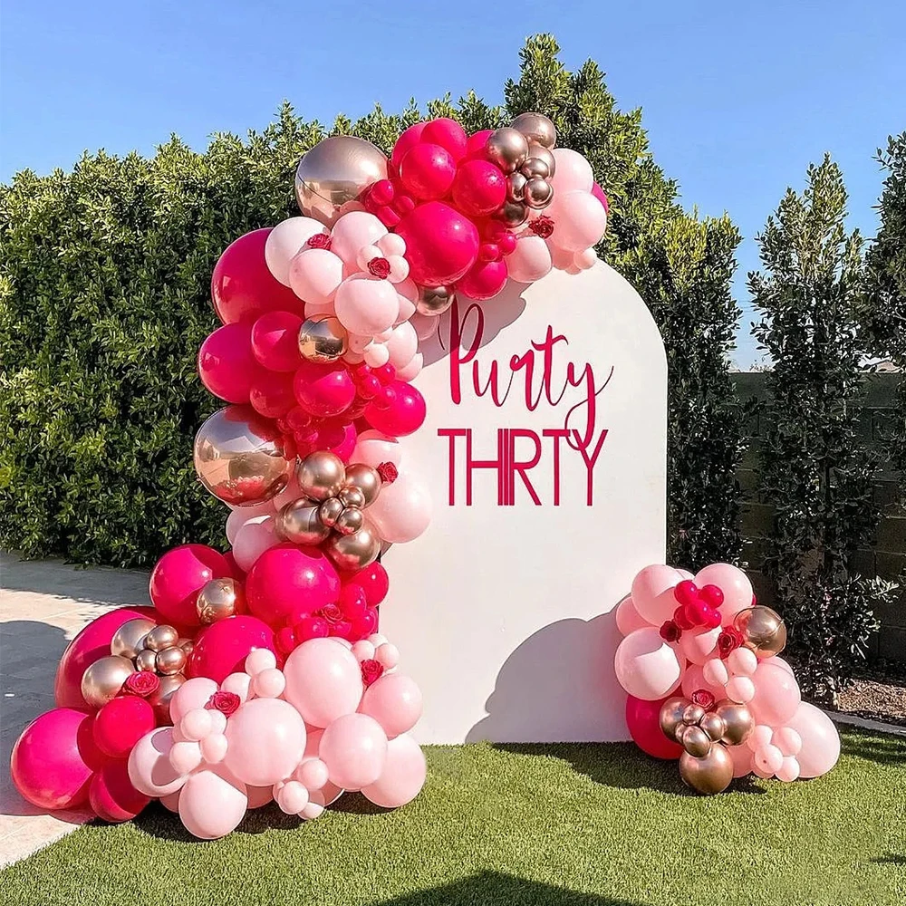 114PCS Rose Red Balloon Garland Arch Kit Wedding Arche Girls Birthday Party Decoration Pink Latex Globos Baby Shower Decor
114PCS Rose Red Balloon Garland Arch Kit Wedding Arche Girls Birthday Party Decoration Pink Latex Globos Baby Shower Decor