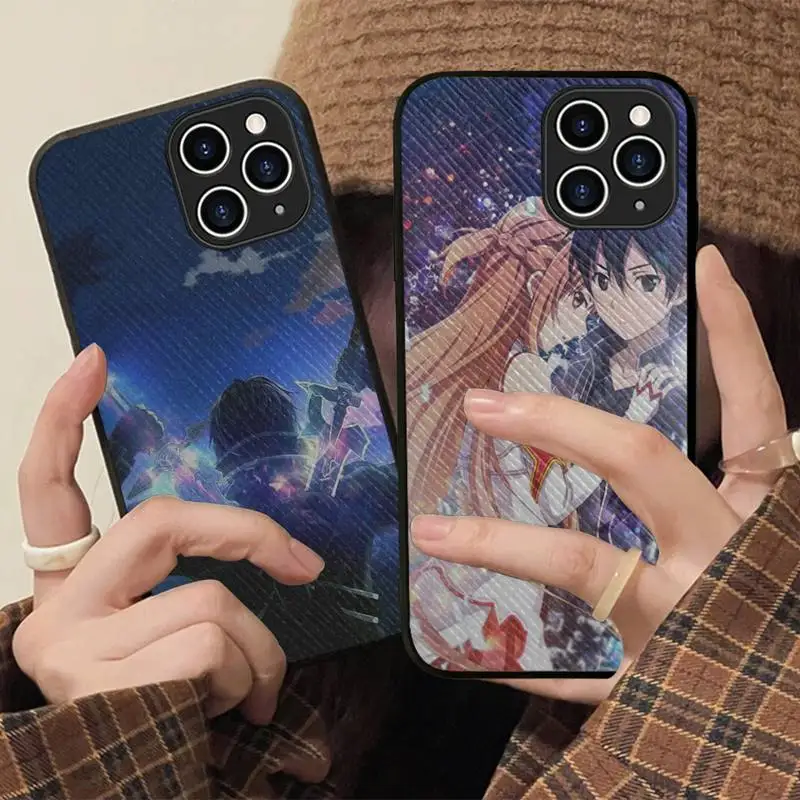 Anime Sword Art Online Phone Case Hard Leather Case for iPhone 11 12 13 Mini Pro Max 8 7 Plus SE 2020 X XR XS Coque
Anime Sword Art Online Phone Case Hard Leather Case for iPhone 11 12 13 Mini Pro Max 8 7 Plus SE 2020 X XR XS Coque