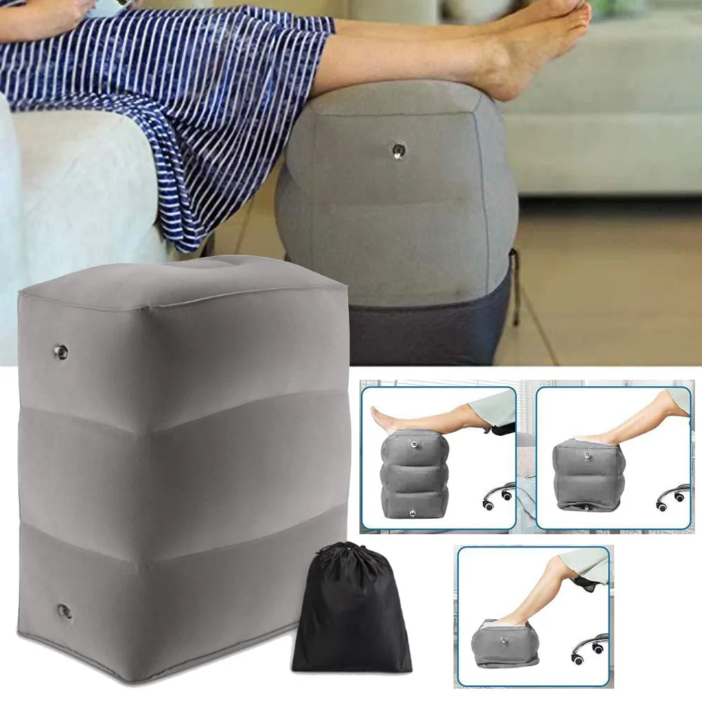 Soft Footrest Pillow Portable Inflatable Foot Rest Folding Air Pillow Cushion Travel Office Home Leg Up Relaxing Feet Rest Tool
Soft Footrest Pillow Portable Inflatable Foot Rest Folding Air Pillow Cushion Travel Office Home Leg Up Relaxing Feet Rest Tool