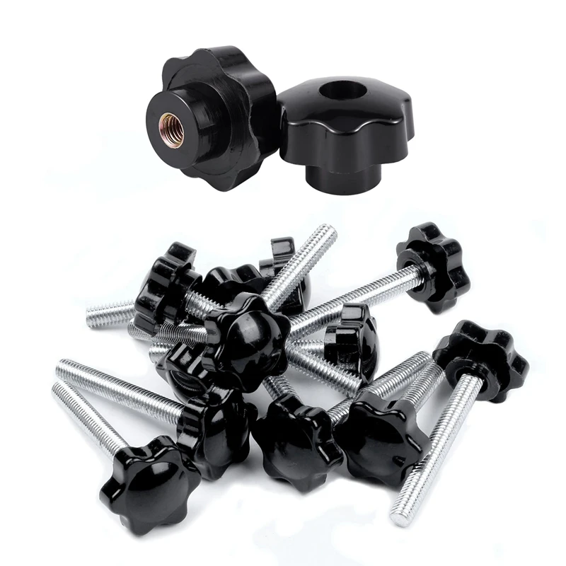 14 шт флейта: 1 2 шт m6x45 мм ручка с накатанной звездой и 2 шт M10 гайки с внутренней резьбой 50 мм флейта
14 шт флейта: 1 2 шт m6x45 мм ручка с накатанной звездой и 2 шт M10 гайки с внутренней резьбой 50 мм флейта