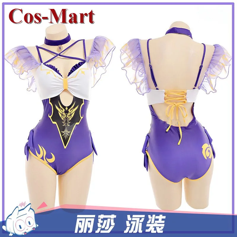 Костюм для косплея Cos-Mart Game Genshin Impact Lisa, милый сексуальный весенний купальник, Женский раздельный костюм для вечеринки
Костюм для косплея Cos-Mart Game Genshin Impact Lisa, милый сексуальный весенний купальник, Женский раздельный костюм для вечеринки