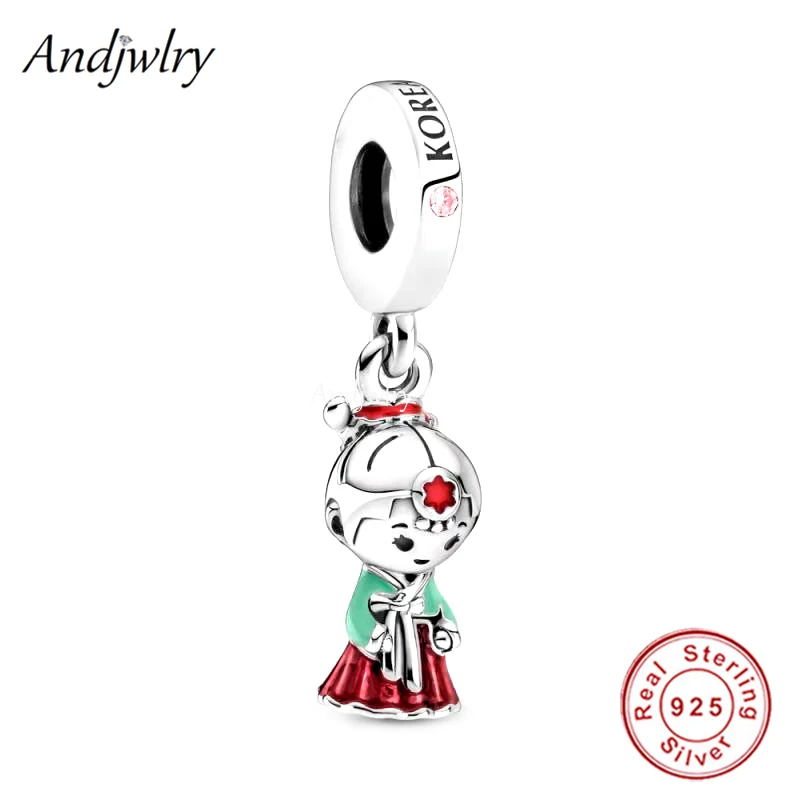 Fit Bracelet Charms Silver 925 Original Girl With Korea Dress Bead Bracelet&Bangle Jewelry Berloque
Fit Bracelet Charms Silver 925 Original Girl With Korea Dress Bead Bracelet&Bangle Jewelry Berloque