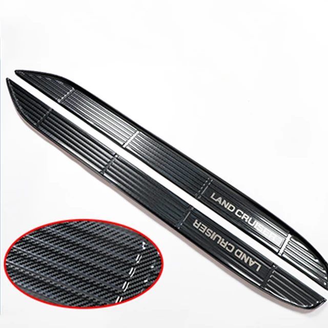 Land Cruiser Land Cruiser carbon fiber side pedal surface door sill pedal cover bright strip modification for Toyota
Land Cruiser Land Cruiser carbon fiber side pedal surface door sill pedal cover bright strip modification for Toyota