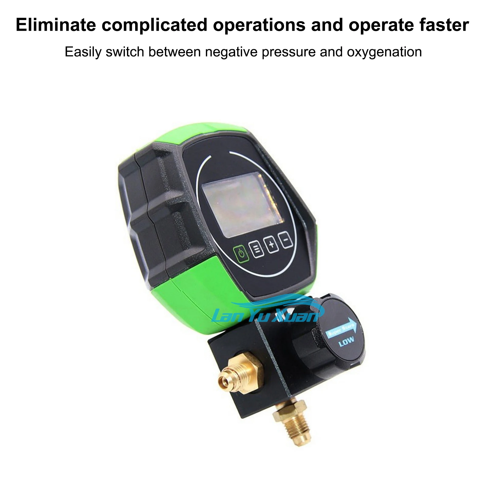 Digital Manifold Gauge Refrigeration Vacuum Pressure Temperature Leakage Tester Diagnostic Tool for Car Air Conditioning
Digital Manifold Gauge Refrigeration Vacuum Pressure Temperature Leakage Tester Diagnostic Tool for Car Air Conditioning