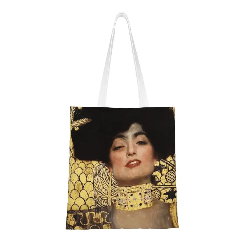 Judith And The Head Of Holofernes Groceries Shopping Bags Canvas Shopper Shoulder Tote Bag Gustav Klimt Painting Art Handbag
Judith And The Head Of Holofernes Groceries Shopping Bags Canvas Shopper Shoulder Tote Bag Gustav Klimt Painting Art Handbag