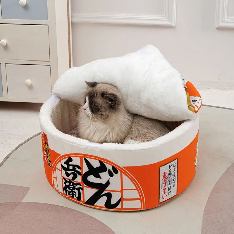 Cute Cat Sofa Bed Noodles Cup Non-Slip Pet Bed Kennel Cute And Comfortable Pet Cat Kitten House Washable Cat Bed Cave For Indoor
Cute Cat Sofa Bed Noodles Cup Non-Slip Pet Bed Kennel Cute And Comfortable Pet Cat Kitten House Washable Cat Bed Cave For Indoor