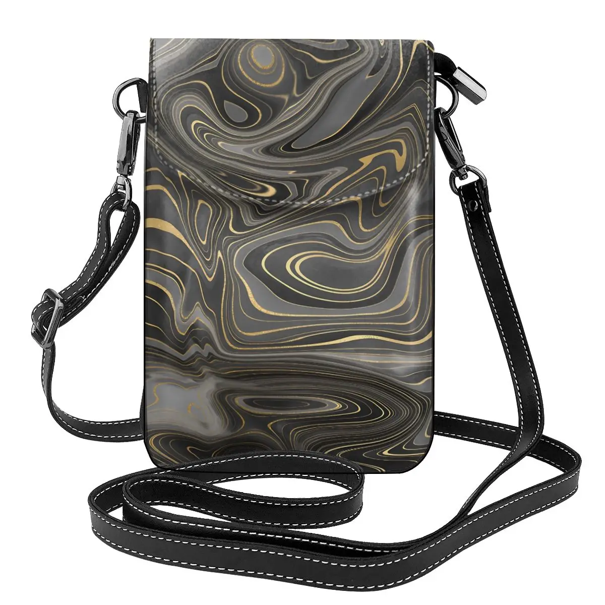 Сумка через плечо Swirls, черная, серая, золотая, Мраморная кожаная женская сумка для покупок, студенческая мода, винтажный кошелек
Сумка через плечо Swirls, черная, серая, золотая, Мраморная кожаная женская сумка для покупок, студенческая мода, винтажный кошелек