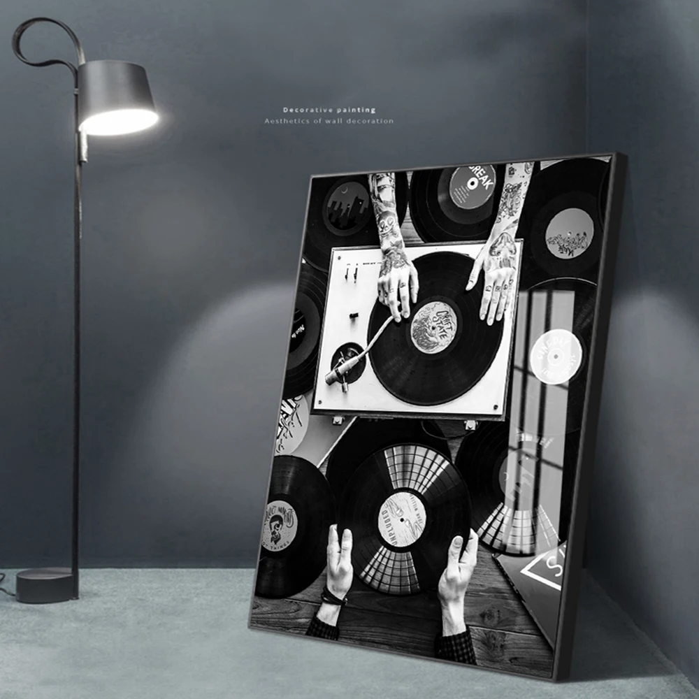 Photo Black White Wall Picture Living Room Decor Vinyl Records Lovers Wall Art Canvas Painting Nordic Poster And Print Vintage
Photo Black White Wall Picture Living Room Decor Vinyl Records Lovers Wall Art Canvas Painting Nordic Poster And Print Vintage