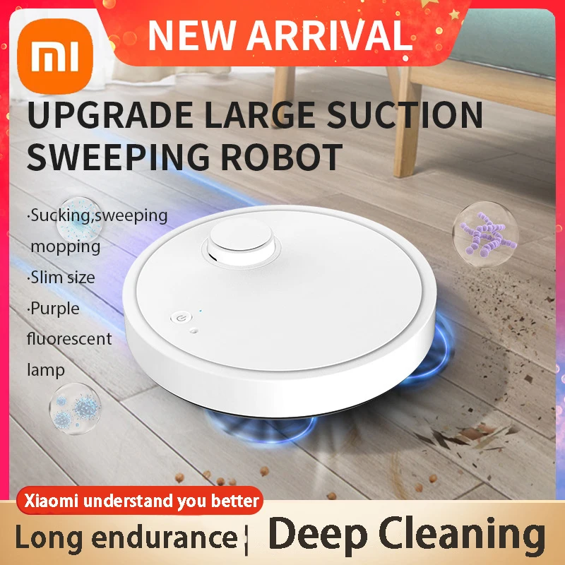 Новый автоматический робот-пылесос Xiaomi 3-в-1 с функцией подметания и влажной уборки
Новый автоматический робот-пылесос Xiaomi 3-в-1 с функцией подметания и влажной уборки