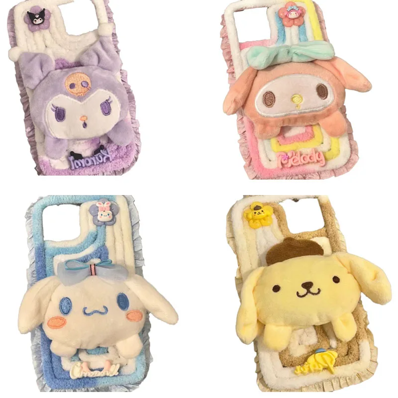 Kawaii Sanrio Phone Case Cute Kuromi Mymelody Cinnamoroll Cartoon Doll Anti Fall Iphone Protective Case Plush Toy for Girl Gifts
Kawaii Sanrio Phone Case Cute Kuromi Mymelody Cinnamoroll Cartoon Doll Anti Fall Iphone Protective Case Plush Toy for Girl Gifts
