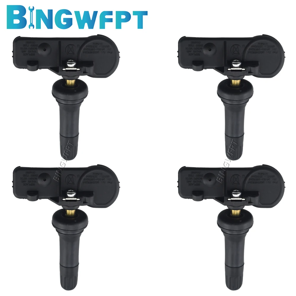 

4X BINGWFPT DE8T-1A180-AA For Ford Flex Focus Fusion Mustang Taurus Transit Connect Lincoln MKS MKT MKX MKZ Tire Pressure Sensor