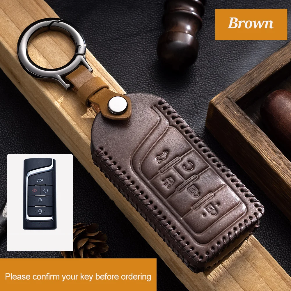 Genuine Leather Car Key Case Cover for GAC Trumpchi GS7 GS8 GM8 GS5 GA6 GM6 2012 2013 2014 2015 2016 2017 2018 2019 2020
Genuine Leather Car Key Case Cover for GAC Trumpchi GS7 GS8 GM8 GS5 GA6 GM6 2012 2013 2014 2015 2016 2017 2018 2019 2020