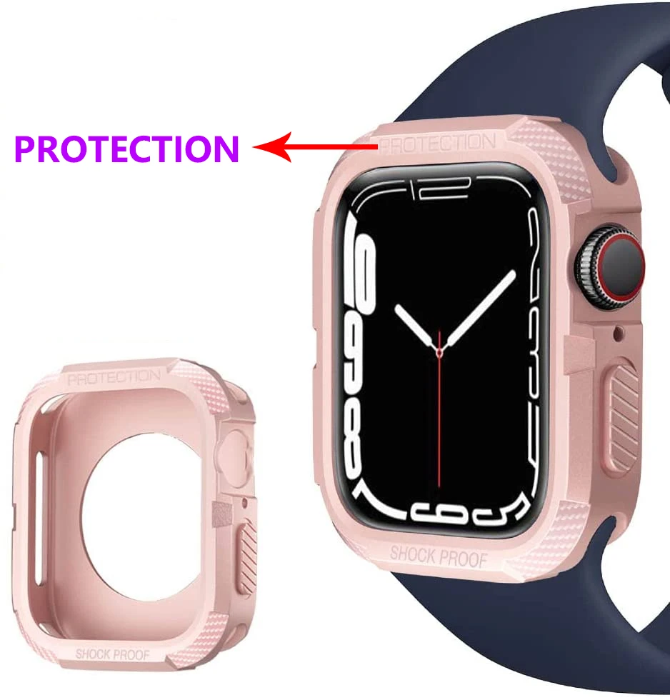 Case for Apple Watch series 7 6 SE 5 4 45mm 41mm iwatch 44mm 41mm 40mm Rugged Armor Protective Designer Apple Watch Accessories
Case for Apple Watch series 7 6 SE 5 4 45mm 41mm iwatch 44mm 41mm 40mm Rugged Armor Protective Designer Apple Watch Accessories