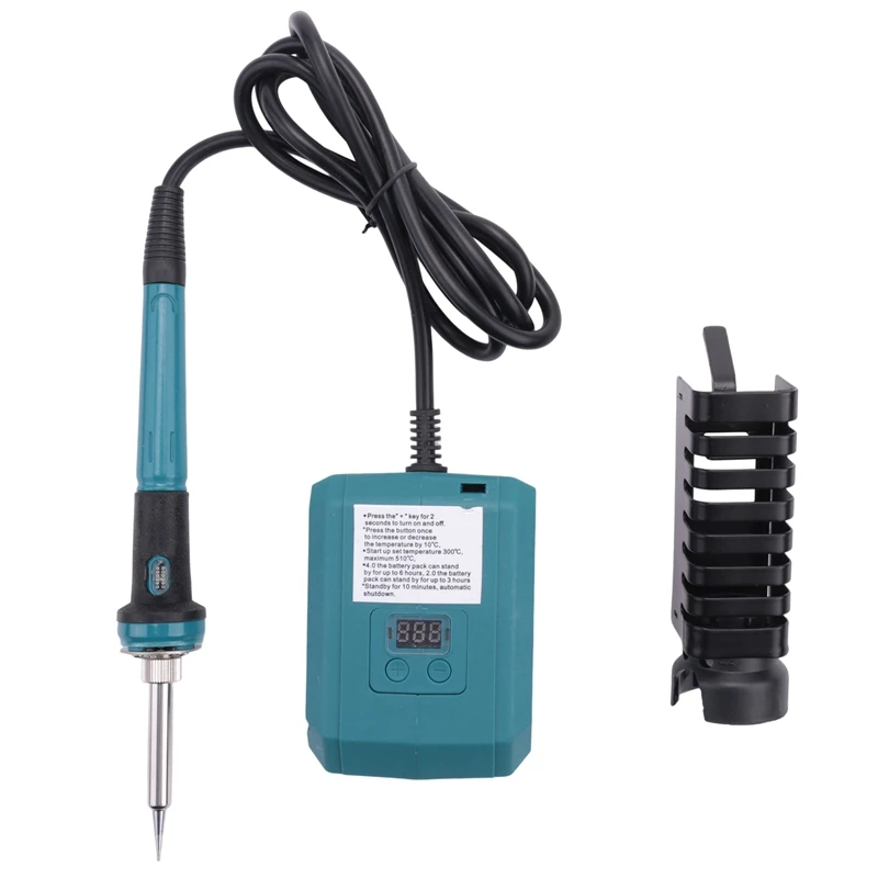 60W 300-510℃ Adjustable Internal Heating 936M Electric Soldering Iron Tool Lithium Soldering Station For Makita Battery
60W 300-510℃ Adjustable Internal Heating 936M Electric Soldering Iron Tool Lithium Soldering Station For Makita Battery