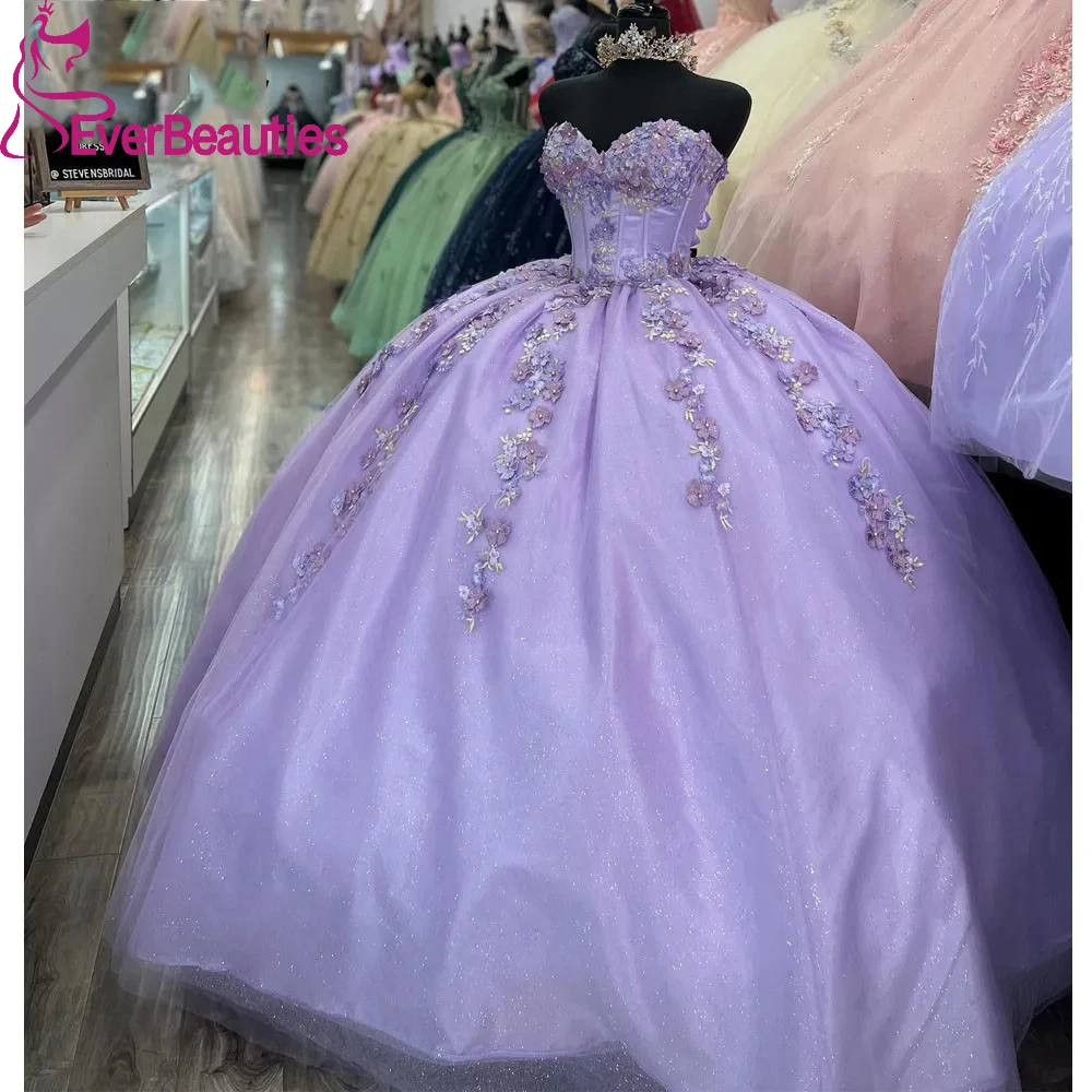 Ball Gown Quinceanera Dresses Sweetheart Lilac Платья на выпускн Tulle Appliques Sweet 16 Dress vestidos de 15 años quinceañeras
Ball Gown Quinceanera Dresses Sweetheart Lilac Платья на выпускн Tulle Appliques Sweet 16 Dress vestidos de 15 años quinceañeras