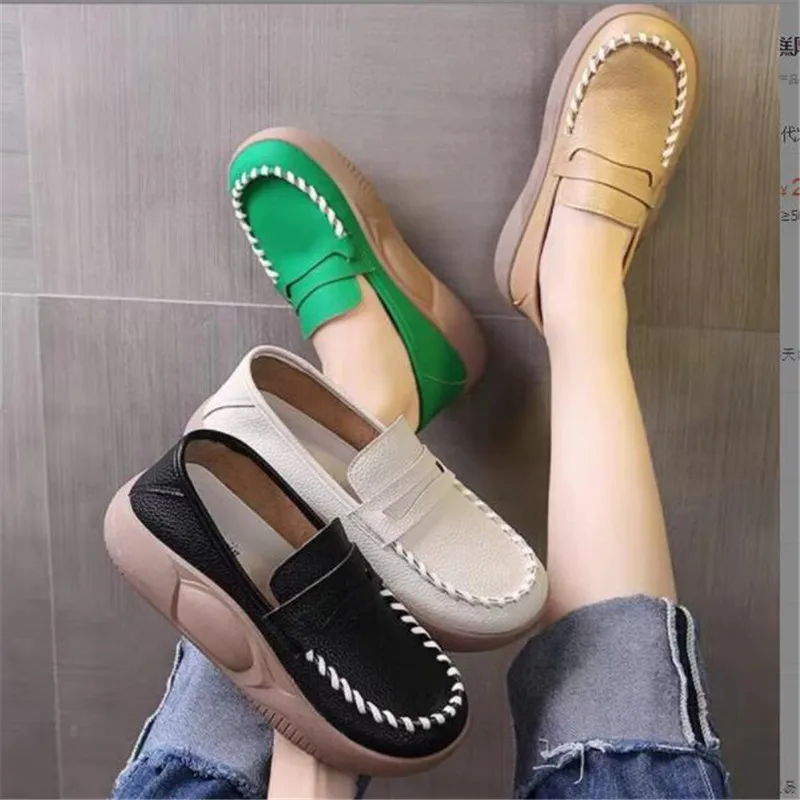 White Casual Shoes for Women 2022 Platform Heels Luxury Woman Shoes Women's Loafers Girls Leather Designer Sneakers Woman Flats
White Casual Shoes for Women 2022 Platform Heels Luxury Woman Shoes Women's Loafers Girls Leather Designer Sneakers Woman Flats