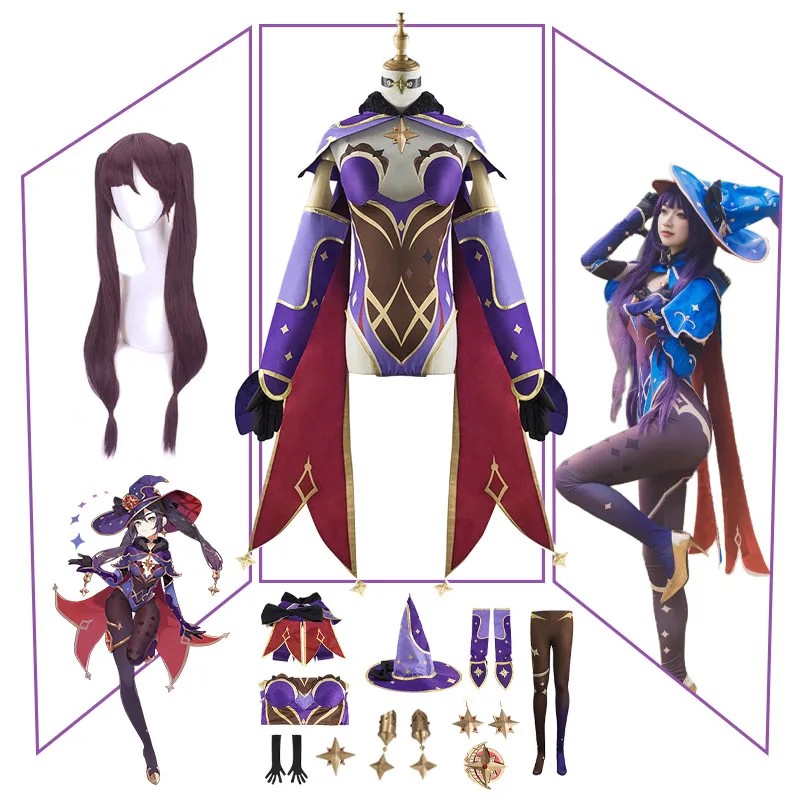 Mona Cosplay Genshin Impact Cosplay Costume Game Mondstadt Mona Wig Astrologer Outfit Uniform Halloween Party Costume For Women
Mona Cosplay Genshin Impact Cosplay Costume Game Mondstadt Mona Wig Astrologer Outfit Uniform Halloween Party Costume For Women