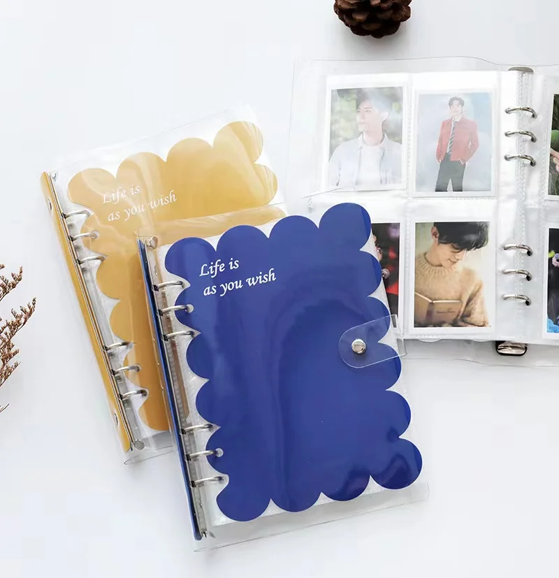 A5 Binder transparent Kpop Photocards Insert type Collect Book Postcards Photo album Organizer loose-leaf Notebook Stationery
A5 Binder transparent Kpop Photocards Insert type Collect Book Postcards Photo album Organizer loose-leaf Notebook Stationery