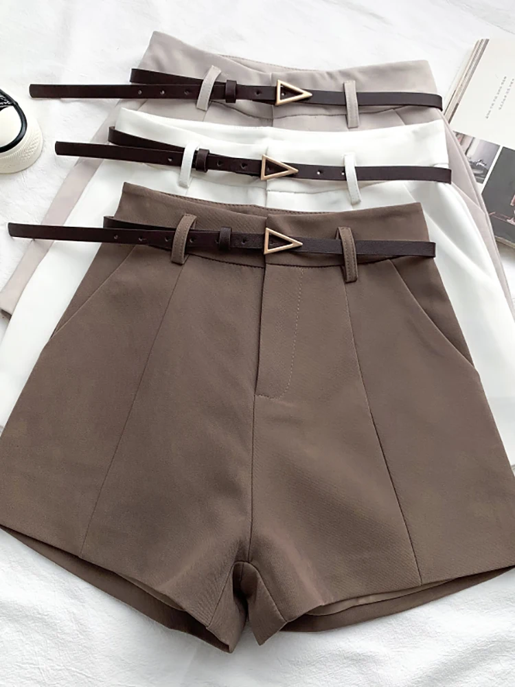 HELIAR Women Shorts Office Lady Plain Shorts With Sashes Elegant Shorts Female With Pockets Casual Shorts Women 2022 Autumn
HELIAR Women Shorts Office Lady Plain Shorts With Sashes Elegant Shorts Female With Pockets Casual Shorts Women 2022 Autumn