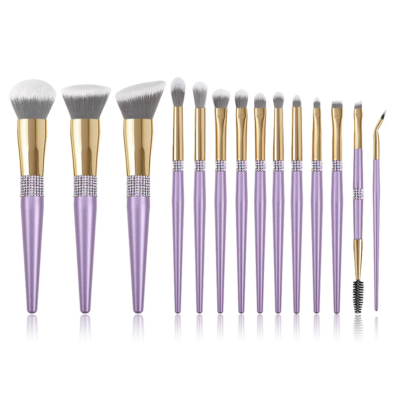 14Pcs Philvini Makeup Brush Set Makeup Concealer Brush Blush Loose Powder Brush Eye Shadow Highlighter Foundation Brush
14Pcs Philvini Makeup Brush Set Makeup Concealer Brush Blush Loose Powder Brush Eye Shadow Highlighter Foundation Brush