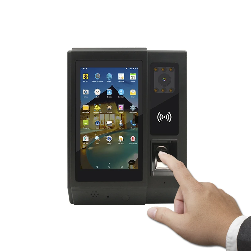 

HFSecurity HFA5 Android 3G WIFI Finger print Reader Face Card Recognition Biometric Time Attendance System With SDK A5