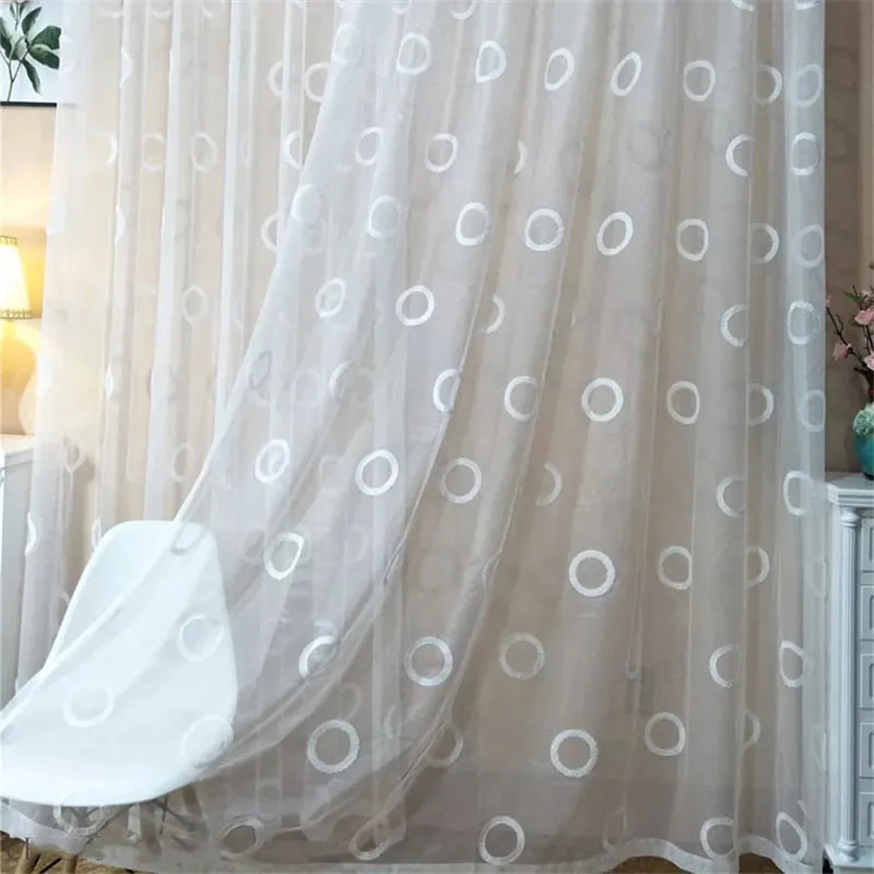 Korean White Cartoon Embroidery Tulle Curtain For Living Room Bedroom Simple Modern Geometry Sheer Window Drapes For Kitchen
Korean White Cartoon Embroidery Tulle Curtain For Living Room Bedroom Simple Modern Geometry Sheer Window Drapes For Kitchen