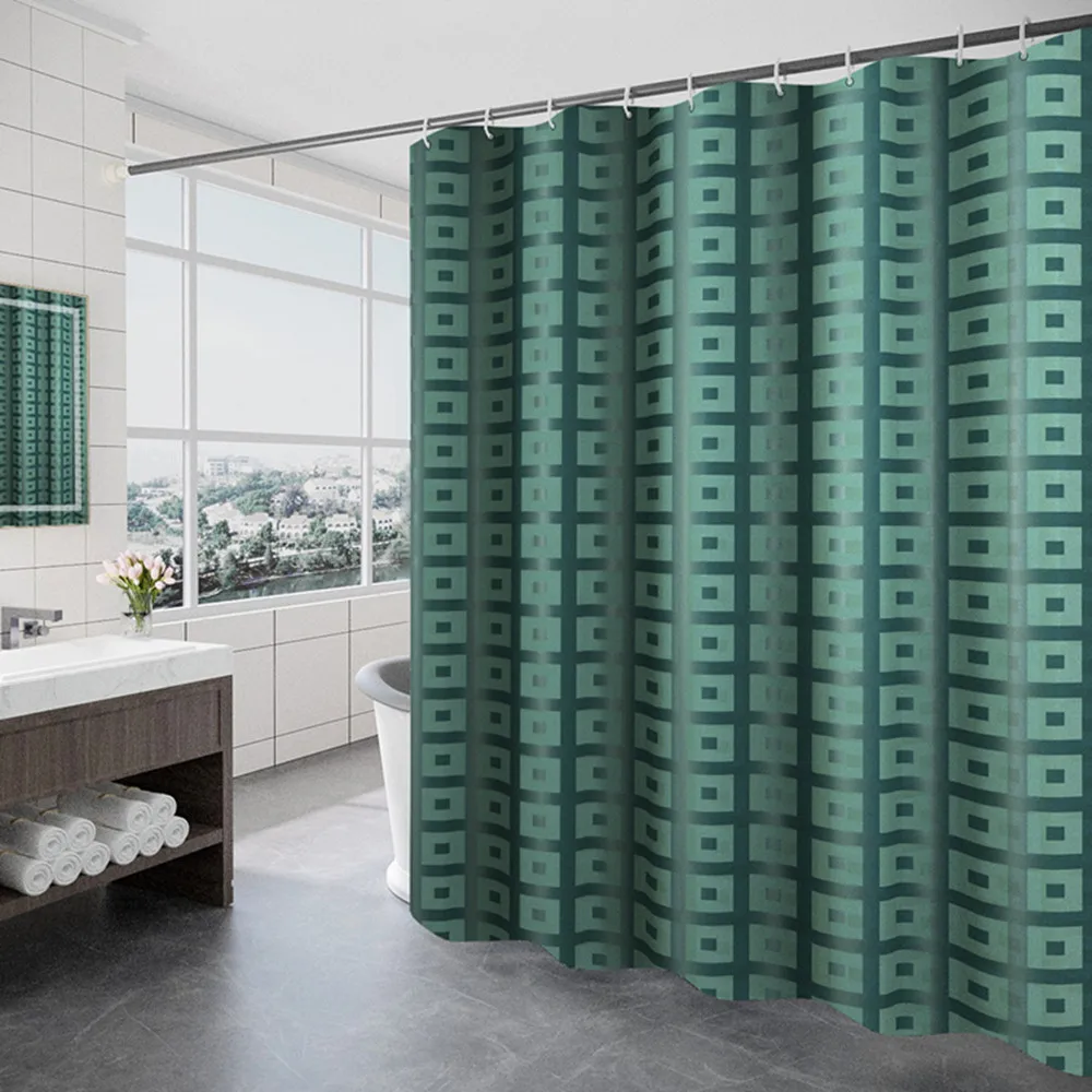 Bathroom Curtain Thickened Geometric Gold Hotel/Home Waterproof Shower Curtain Modern Plaid Simple Style Curtain
Bathroom Curtain Thickened Geometric Gold Hotel/Home Waterproof Shower Curtain Modern Plaid Simple Style Curtain
