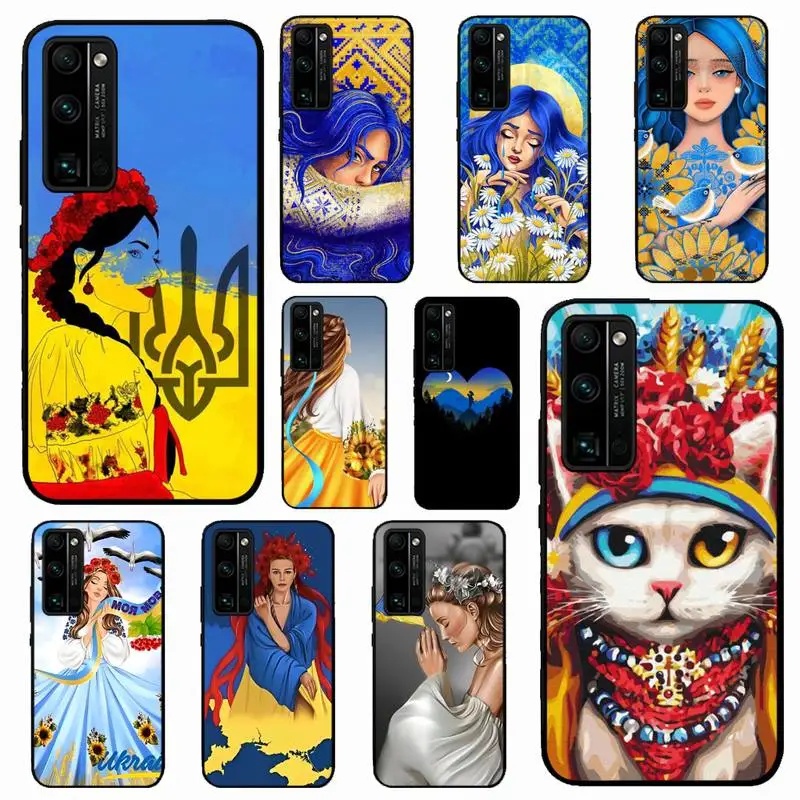 

Ukraine girl Pattern Phone Case For Huawei Honor 10 lite 9 20 7A pro 9X pro 30 pro 50 pro 60 pro 70 pro plus