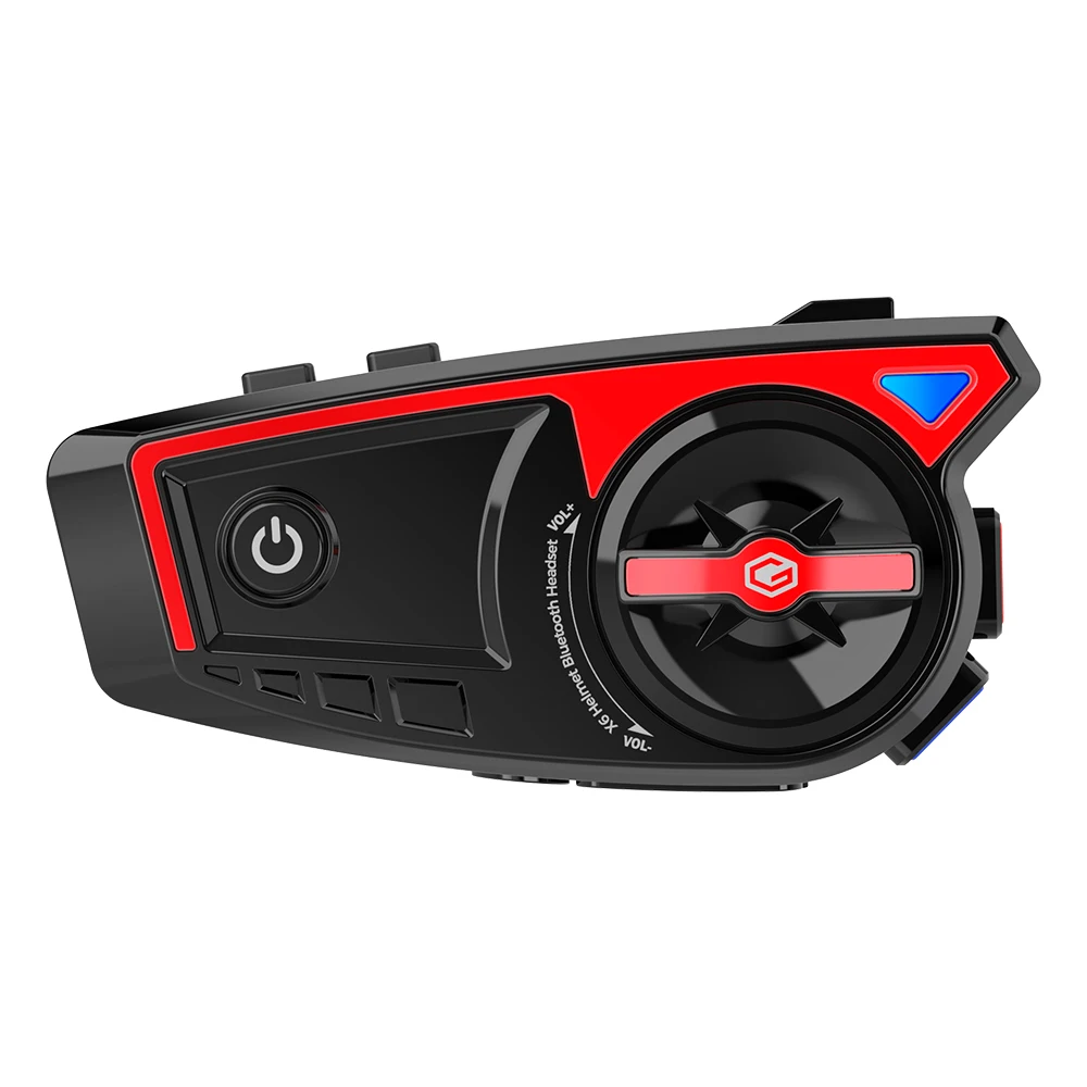 

X6 MMotorcycle Helmet Bluetooth Wireless Headset BT 5.3 Noise EDR Waterproof Reduction Communicator Motorbike Interphone